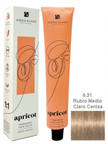 APRICOT COLORACIN ORGNICA 100 ML.- 8.31 RUBIO CLARO DORADO CENIZA