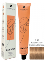 APRICOT COLORACIN ORGNICA 100 ML.- 8.43 RUBIO CLARO COBRIZO DORADO